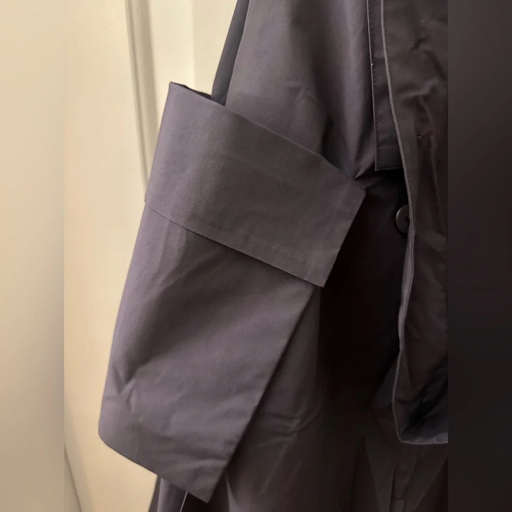 Tibi Deep Purple Full A-Line Skirt